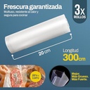Bolsa envasar vacío 20cm  - pack 3