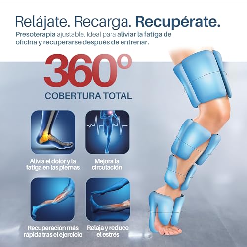 Masajeador de piernas de aire con calor