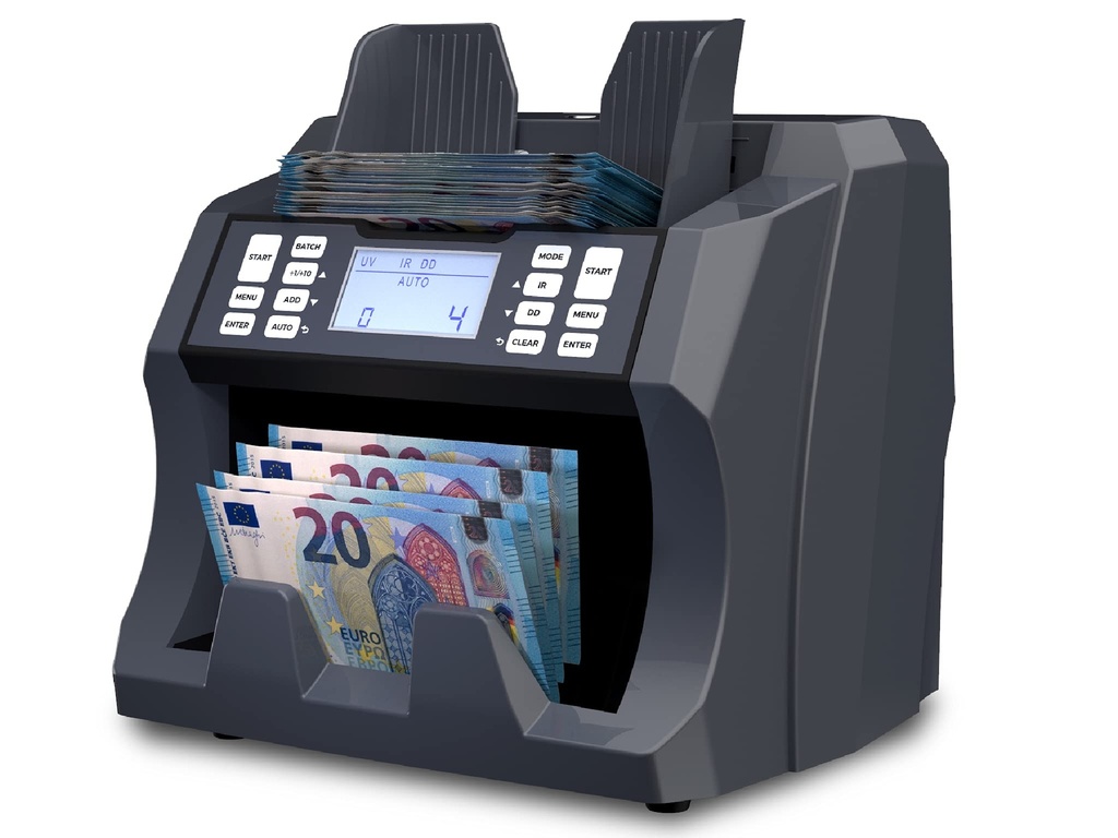 Contador de billetes para todas las divisas