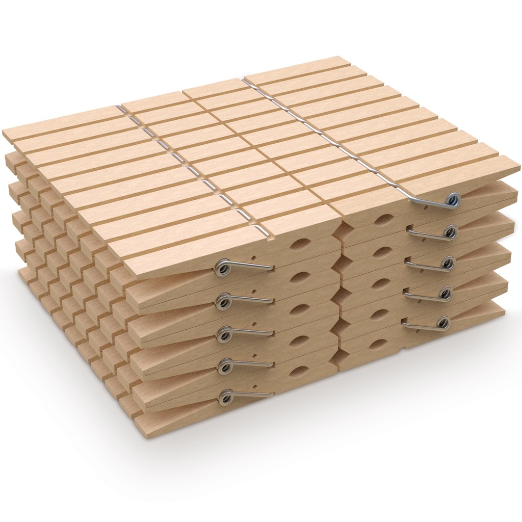 [8436614730316] Pinze di Legno Naturale