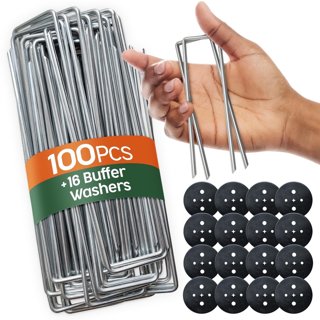Grapas de jardin 100+16