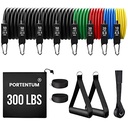 Gomas elasticas musculación Kit 300 lbs