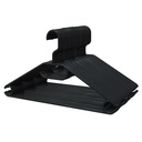 Set 30x Percha Plástico Negra