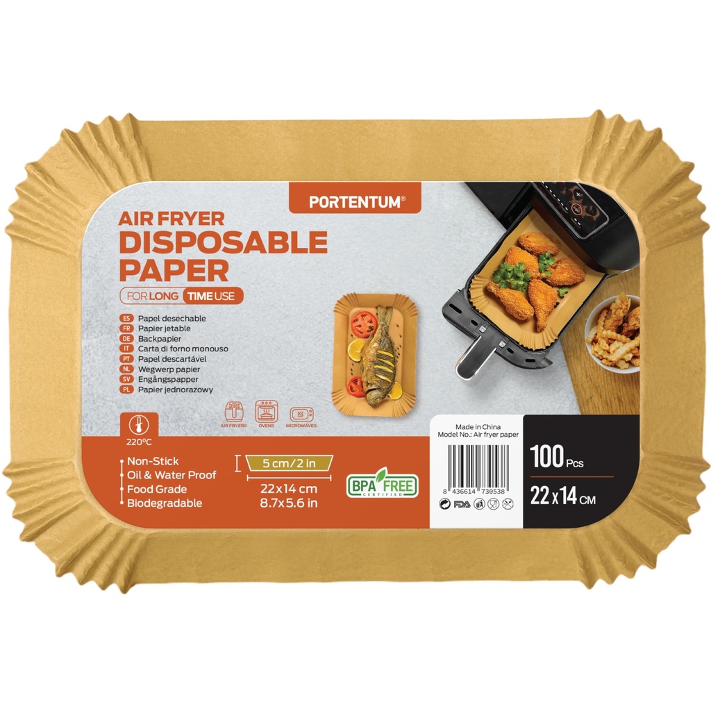 [8436614730538] 14CM RECTANGULAR Paper 100 units