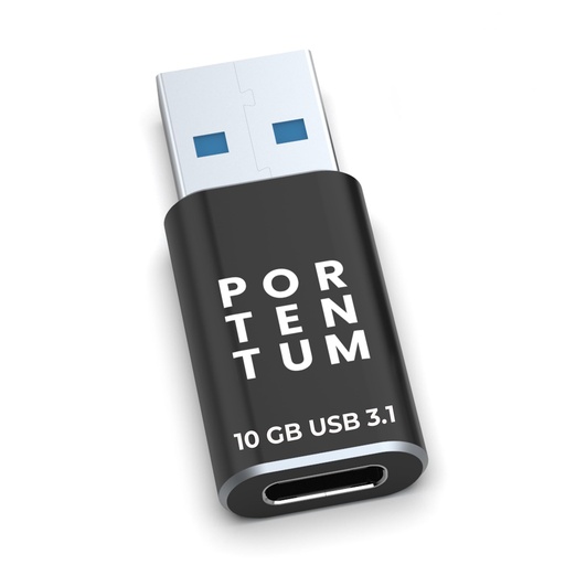 [8437023106907] PORTENTUM Adaptador USB C a USB 3.0 (3.1) OTG Velo
