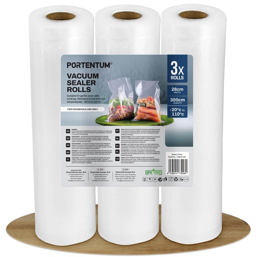 [8436614730989] Bolsa envasar vacío 28cm  - pack 3