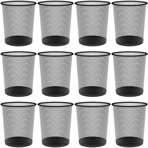 [8436614730859] Papelera 10L Negra Set 12