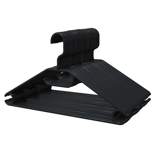 [8436614730163] Set 30x Percha Plástico Negra