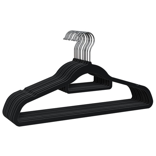 [8437023106471] Set 10x Percha Terciopelo Negra